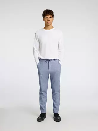 SELECTED | Pantalon en lin SLHSLIMTAPE | blau